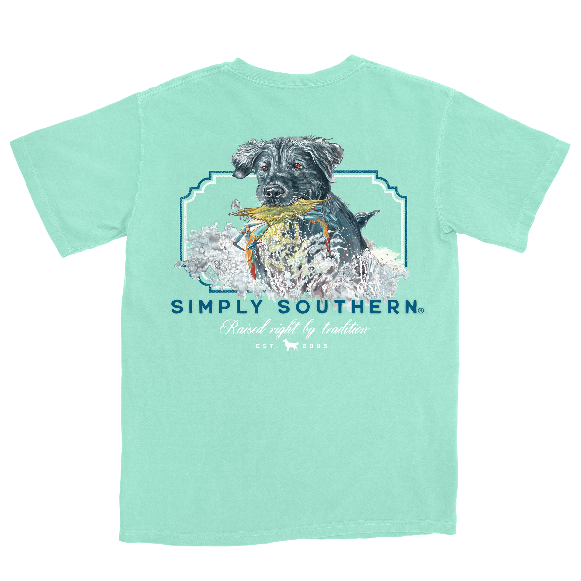 SALE Simply Southern Crab Dog Unisex Comfort Colors T-Shirt