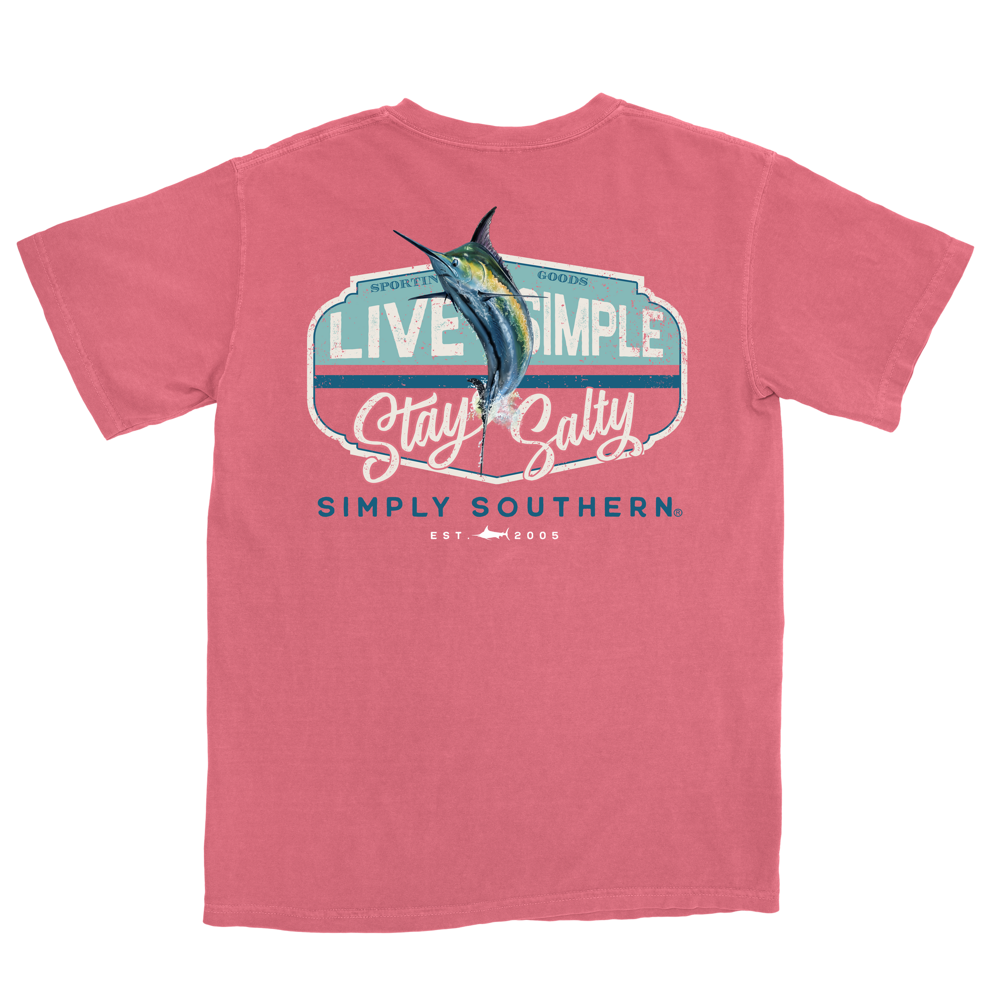 Simply Southern Salty Fish Unisex Comfort Colors T-Shirt