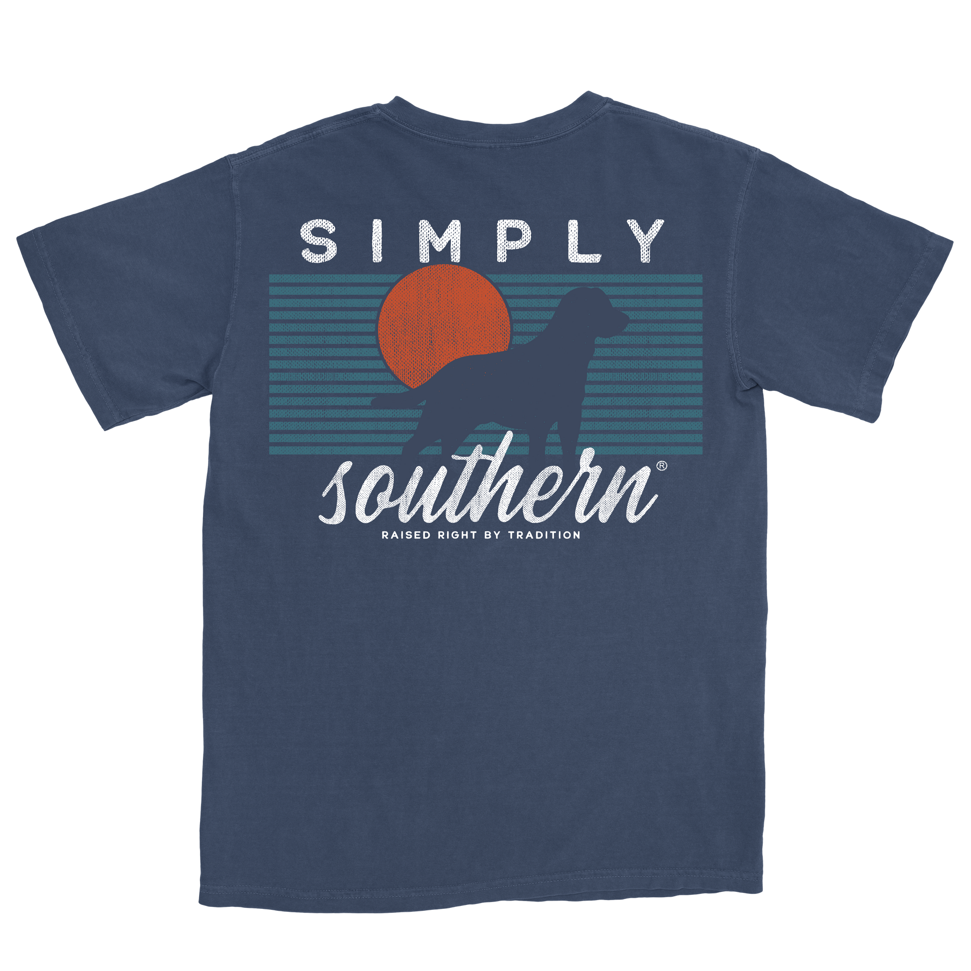 SALE Simply Southern Sunset Dog Unisex Comfort Colors T-Shirt