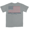SALE Simply Southern USA Fish Flag Unisex Comfort Colors T-Shirt