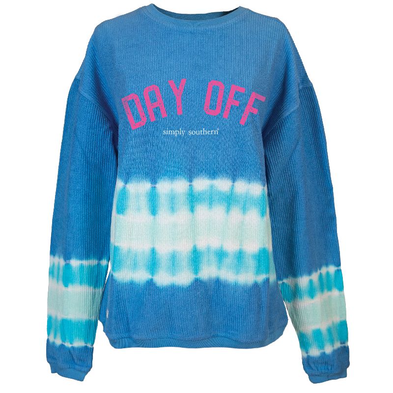 SALE Simply Southern Day Off Coastal Beach Crew Long Sleeve Sweatshirt