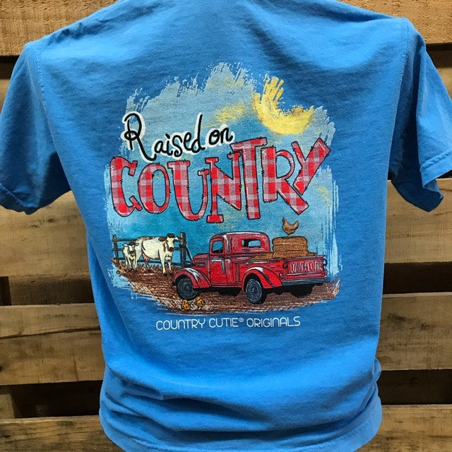 Southern Chics Raised on Country Comfort Colors T-Shirt