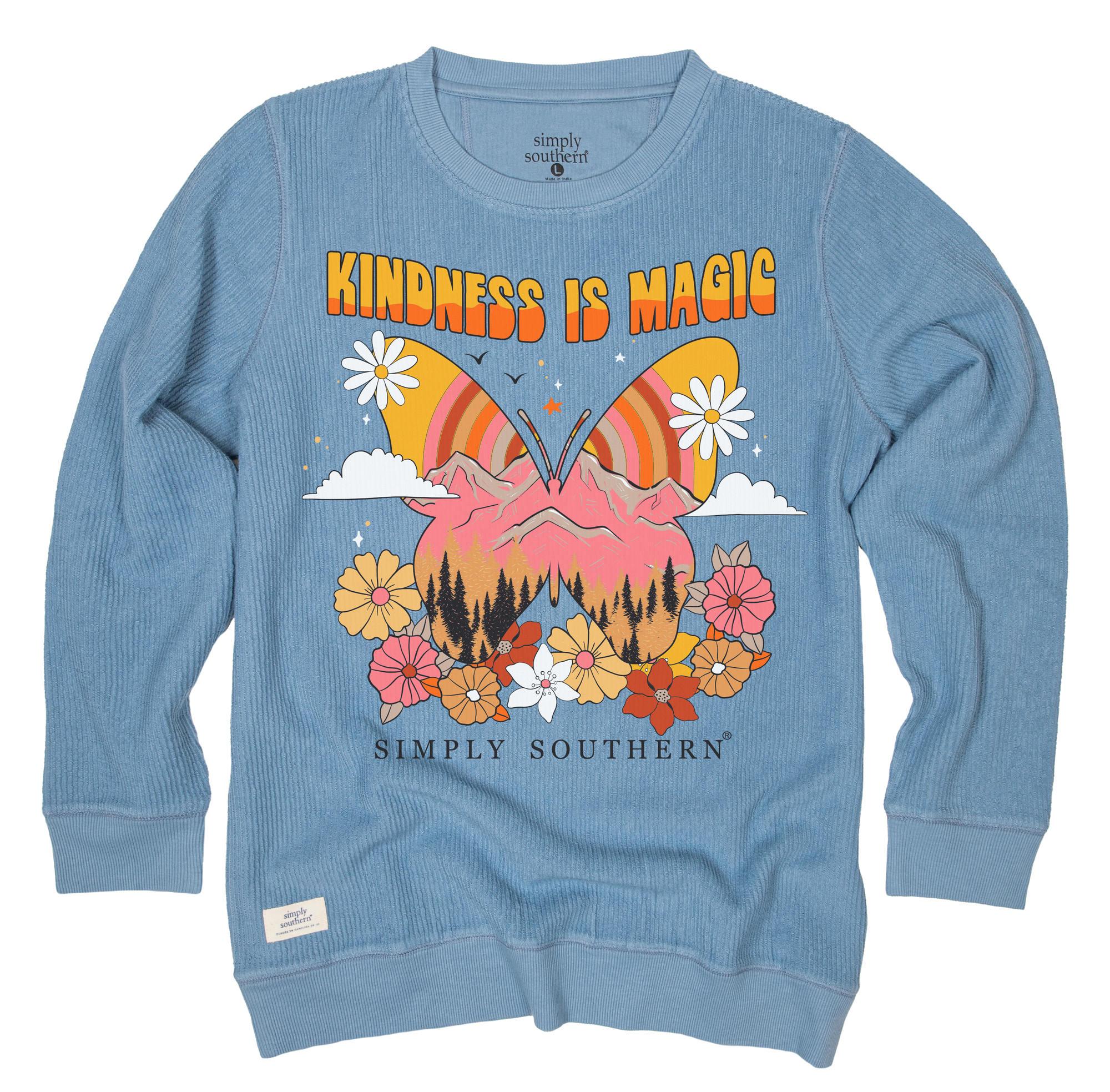 SALE Simply Southern Kindness Magic Long Sleeve Crew Sweatshirt