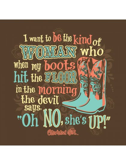 Cherished Girl Oh No Boots Country Southern Girlie Christian Bright T Shirt - SimplyCuteTees