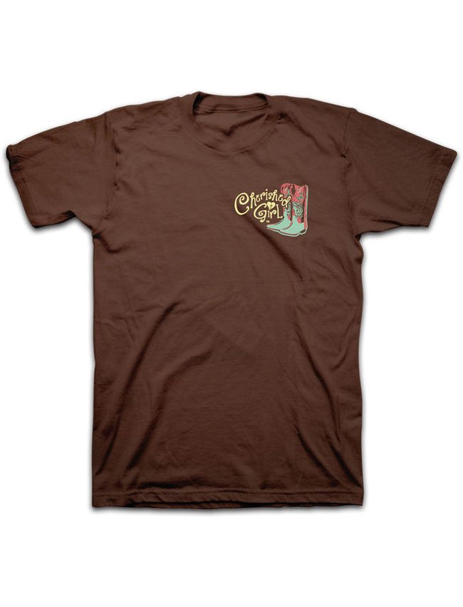 Cherished Girl Oh No Boots Country Southern Girlie Christian Bright T Shirt - SimplyCuteTees