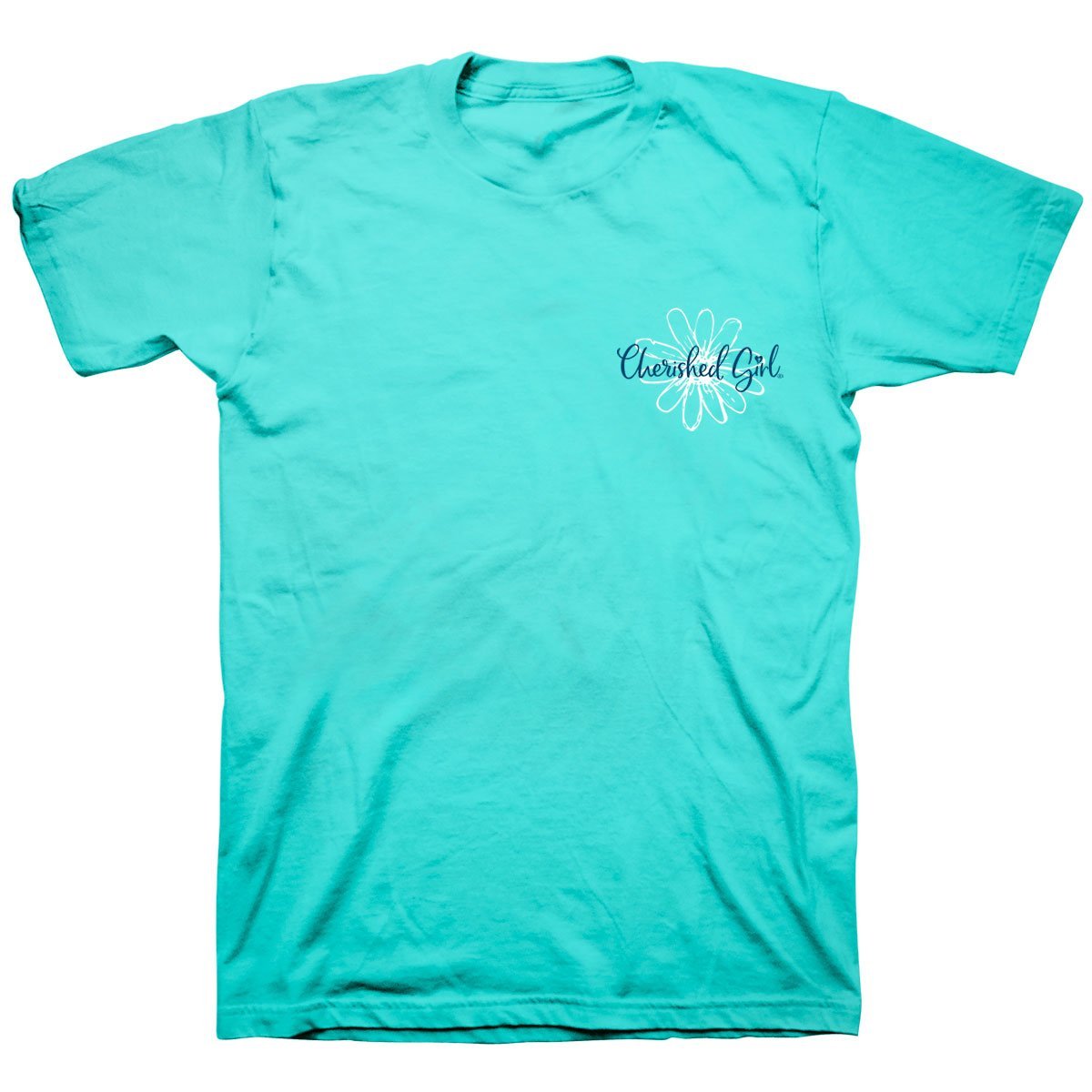 Cherished Girl Trust in the Lord Girlie Christian Bright T Shirt