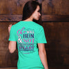 Cherished Girl She Will Run &amp; Not Grow Weary Girlie Christian Bright T Shirt