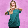 Cherished Girl I Turtley Love Jesus Girlie Christian Bright T Shirt
