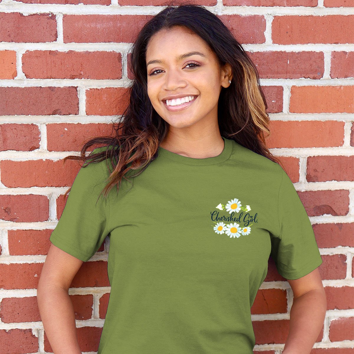 Cherished Girl Too Many Blessings Christian T Shirt SimplyCuteTees