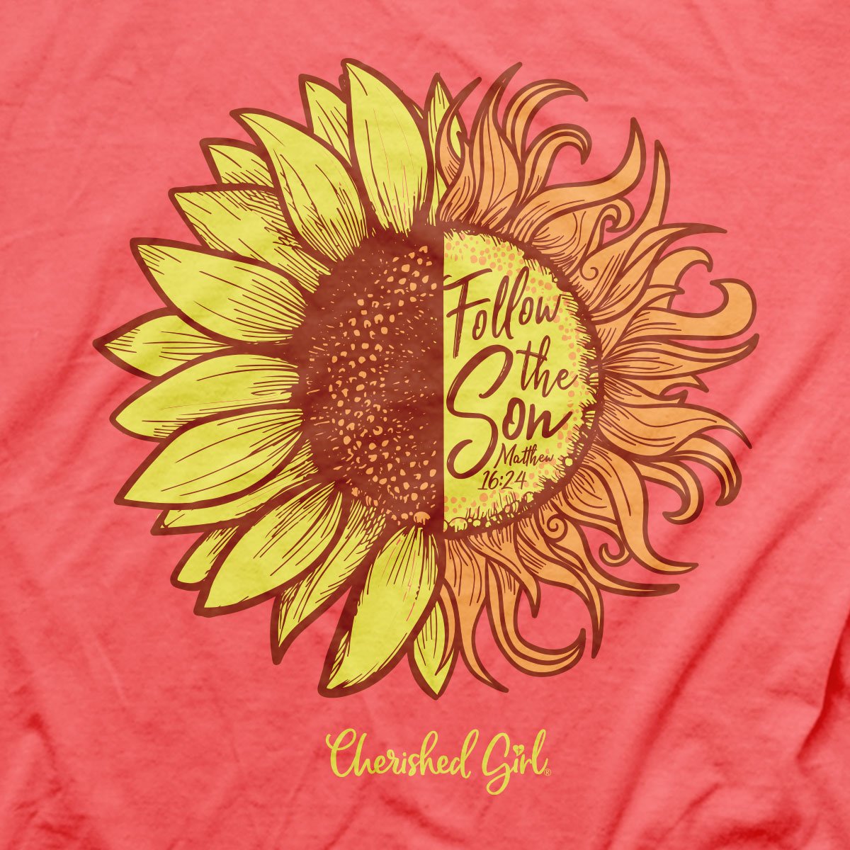 Cherished Girl Sonshine Flower Faith T-Shirt
