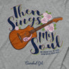 Cherished Girl Sings My Soul Guitar Christian T-Shirt