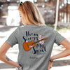 Cherished Girl Sings My Soul Guitar Christian T-Shirt