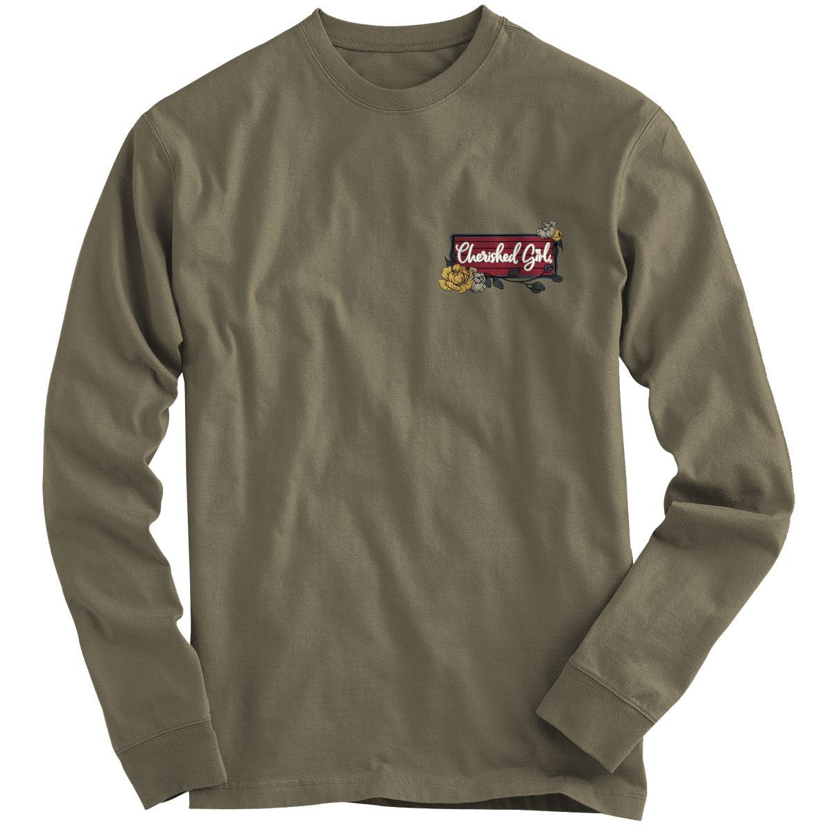 Cherished Girl Country Born Heaven Bound Faith Long Sleeve T-Shirt