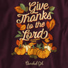 Cherished Girl Thanks To The Lord Fall Long Sleeve T-Shirt