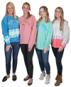 SALE Simply Southern Home Girl Coastal Beach Crew Long Sleeve Sweatshirt