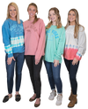 SALE Simply Southern Weekend Coastal Beach Crew Long Sleeve Sweatshirt