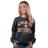 SALE Simply Southern Chin Up Buttercup Long Sleeve Crew Sweatshirt