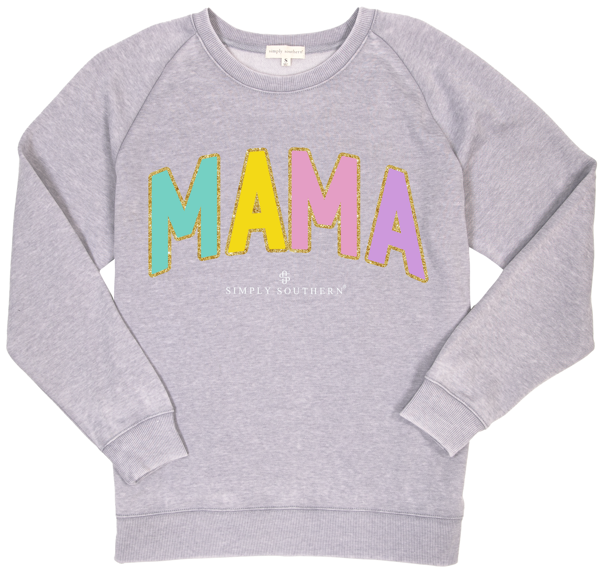 Simply Southern Mama Long Sleeve Crew Sweatshirt