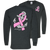 Southern Couture Hope Anchors Breast Cancer Pink Ribbon Awareness Girlie Long Sleeve Bright T Shirt