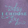 Cherished Girl Grace &amp; Truth Today I Chose Joy Christian Long Sleeve Hoodie T Shirt
