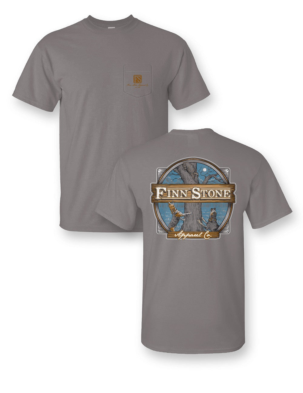 Sale Finn Stone Apparel Coon Dog Comfort Colors Unisex Frass Bright T Shirt