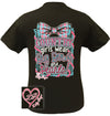 Bjaxx Lilly Paige Preppy Country Girls Wear Big Bows &amp; Pearls Heart Southern Girlie Bright T Shirt - SimplyCuteTees