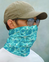 Tortuga Moon Logo Crystal Clear Protective Mask Neck Gaiter Shield