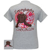 Girlie Girl Originals Preppy Everyone Loves Chocolate Puppy T Shirt