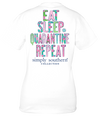 SALE Simply Southern Collection Quarantine Repeat T-Shirt
