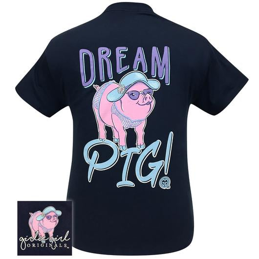 Girlie Girl Originals Preppy Dream Pig T-Shirt