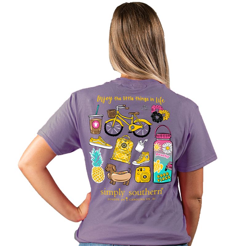 Simply Southern Preppy VSCO girl Enjoy The Little Things T-Shirt