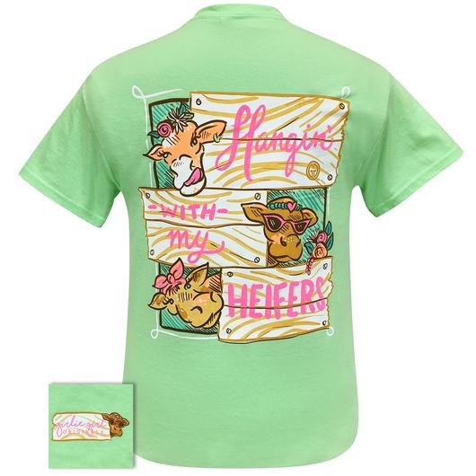 Girlie Girl Originals Preppy Hangin With My Heifers 2 T Shirt