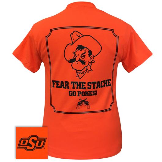 Oklahoma State University OSU Fear The Stache T-Shirt