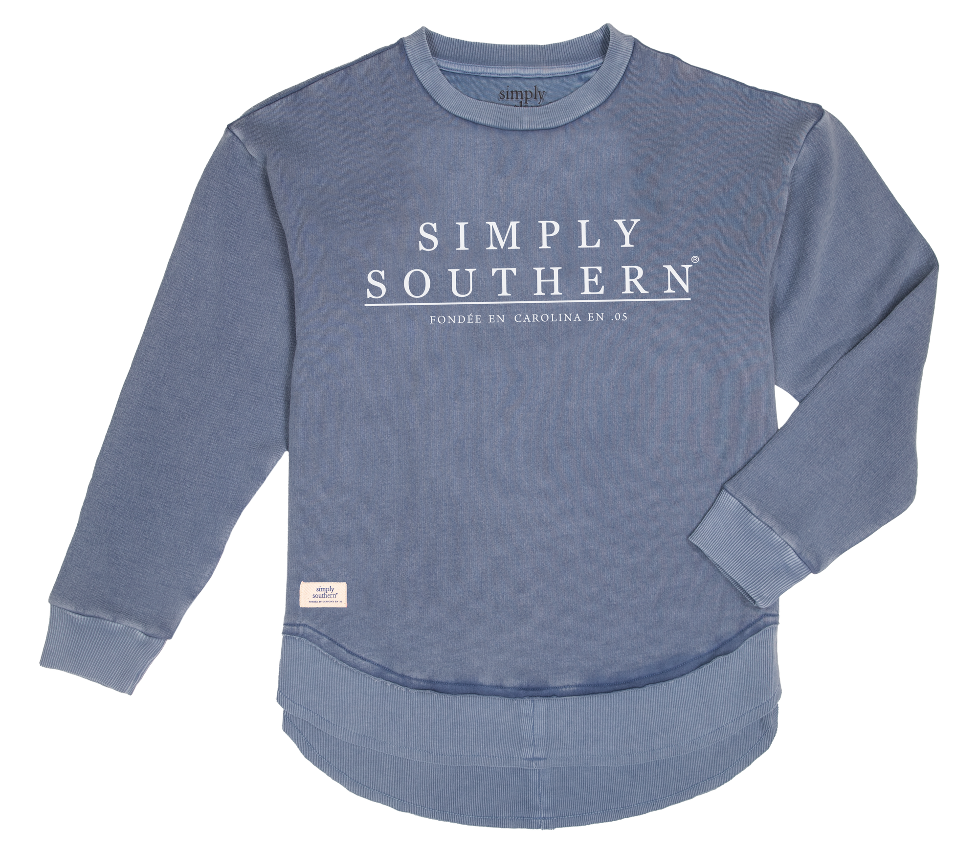 Simply Southern Classic Logo Long Sleeve Crew Sweatshirt