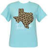 Girlie Girl Originals Preppy Texas Leopard State Comfort Color T-Shirt