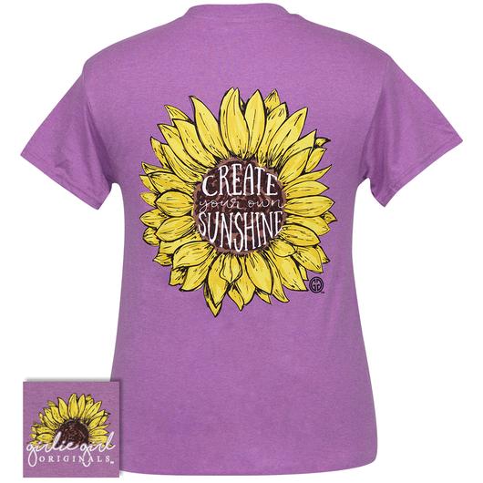 Girlie Girl Originals Preppy Create Sunshine Sunflower 2 T-Shirt