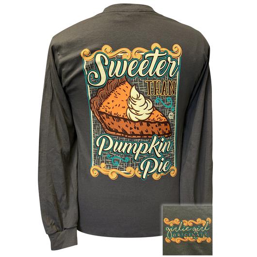 Girlie Girl Originals Preppy Pumpkin Pie Fall Long Sleeve T-Shirt