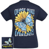 Girlie Girl Originals Preppy Change Brings Opportunity Butterfly T-Shirt