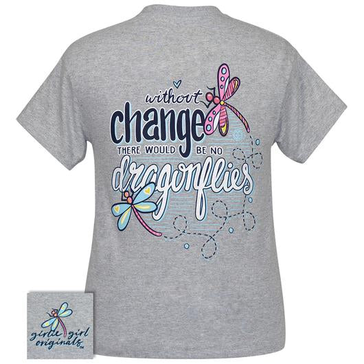 Girlie Girl Originals Preppy Without Change No Dragonflies T-Shirt