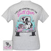 Girlie Girl Originals Preppy Live Like Gate Open Cow Truck T-Shirt