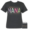 Girlie Girl Originals Preppy Blessed Nana Glitter T-Shirt