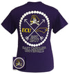 ECU East Carolina Pirates Preppy Pearls Arrow Girlie T-Shirt