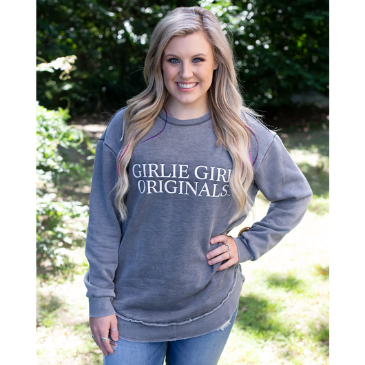 Girlie Girl Originals Classic Logo Soft Sweatshirt Long Sleeves T Shirt