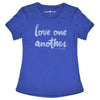 Cherished Girl Grace &amp; Truth Love One Another -Jesus Girlie Christian Bright T Shirt