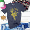 Cherished Girl Grace &amp; Truth Rise &amp; Shine Rooster Girlie Christian Bright T Shirt