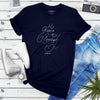 Cherished Girl Grace &amp; Truth His Grace is Enough Girlie Christian Bright T Shirt