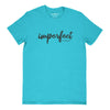 Cherished Girl Grace &amp; Truth Imperfect and Forgiven Girlie Christian Bright T Shirt