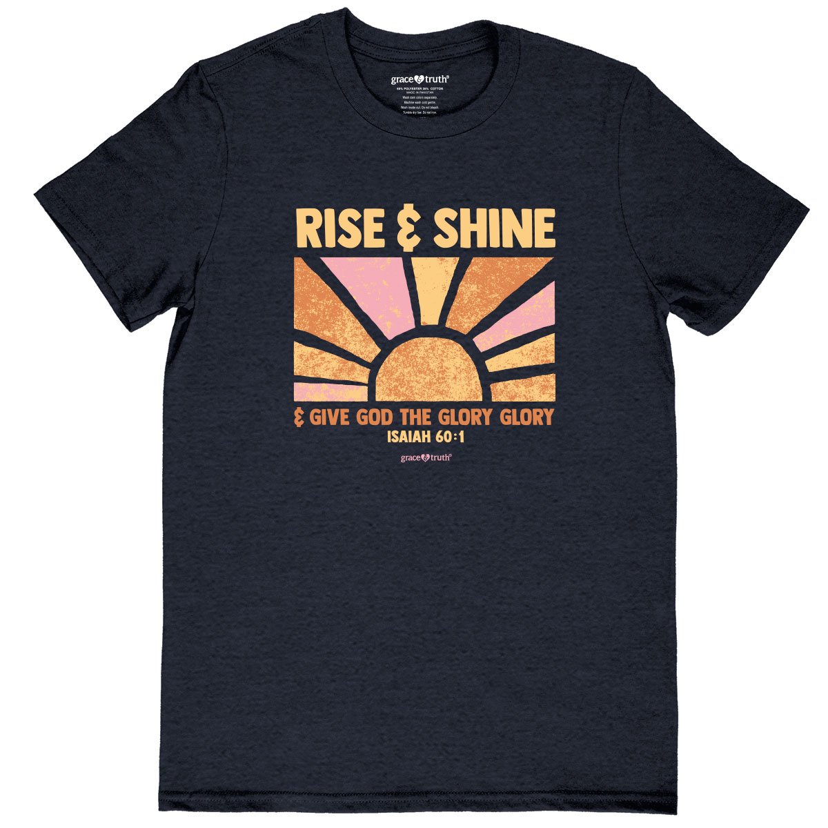Cherished Girl Grace & Truth Give God The Glory Christian T-Shirt
