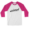 Cherished Girl Grace &amp; Truth Hashtag Blessed Christian Long Sleeve Raglan T Shirt