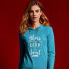 Cherished Girl Grace &amp; Truth Bless the Lord Christian Long Sleeve Hoodie T Shirt